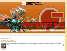Tablet Screenshot of firestarterstoys.blogspot.com