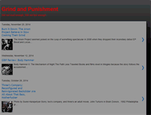 Tablet Screenshot of grindandpunishment.blogspot.com
