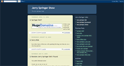 Desktop Screenshot of jerry-springer.blogspot.com