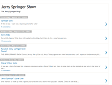 Tablet Screenshot of jerry-springer.blogspot.com