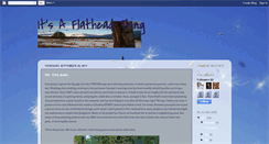 Desktop Screenshot of itsaflatheadthing.blogspot.com