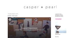 Desktop Screenshot of casperandpearl.blogspot.com