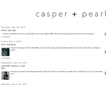 Tablet Screenshot of casperandpearl.blogspot.com