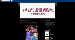 Desktop Screenshot of laquedivascomplementos.blogspot.com