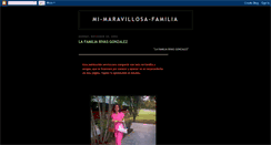 Desktop Screenshot of mi-maravillosa-familia.blogspot.com