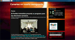 Desktop Screenshot of canariasencuartomenguante.blogspot.com
