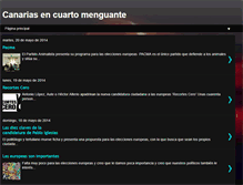 Tablet Screenshot of canariasencuartomenguante.blogspot.com