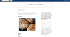 Desktop Screenshot of everythingfreeallergyeating.blogspot.com