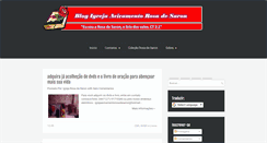 Desktop Screenshot of igrejaavivamentorosadesaron.blogspot.com