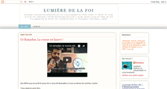 Desktop Screenshot of lumiere-foi.blogspot.com