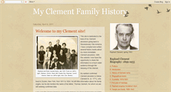 Desktop Screenshot of myclementhistory.blogspot.com