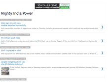 Tablet Screenshot of mightyindiapower.blogspot.com