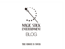 Tablet Screenshot of magicstickblog.blogspot.com