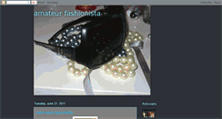 Desktop Screenshot of amateurfashionista8.blogspot.com