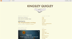 Desktop Screenshot of kingsleyquigley.blogspot.com