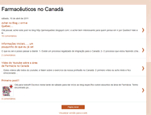 Tablet Screenshot of farmaceuticosnocanada.blogspot.com