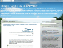 Tablet Screenshot of bienesraiceselsalvador.blogspot.com