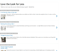 Tablet Screenshot of lovethelookforless.blogspot.com