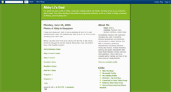 Desktop Screenshot of abbylisdad.blogspot.com