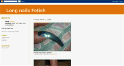 Desktop Screenshot of nailfetish.blogspot.com
