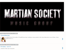 Tablet Screenshot of martiansociety.blogspot.com