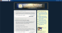 Desktop Screenshot of managingthought.blogspot.com
