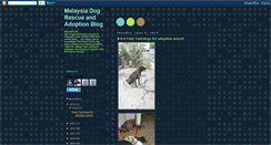 Desktop Screenshot of mydoggierescue.blogspot.com
