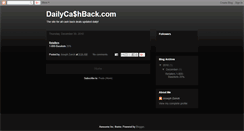 Desktop Screenshot of dailycashback.blogspot.com