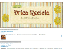 Tablet Screenshot of dricarecicla.blogspot.com