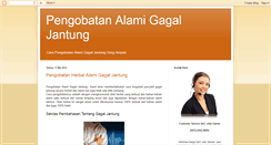 Desktop Screenshot of pengobatanherbalalamigagaljantung96.blogspot.com