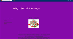 Desktop Screenshot of ljepota-zdravlje.blogspot.com