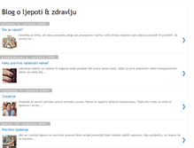 Tablet Screenshot of ljepota-zdravlje.blogspot.com