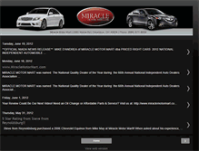 Tablet Screenshot of miraclemotormart.blogspot.com