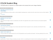 Tablet Screenshot of cclcmstudent.blogspot.com