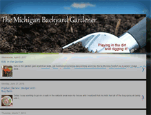 Tablet Screenshot of michiganbackyardgardener.blogspot.com