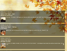 Tablet Screenshot of dailygrace7.blogspot.com