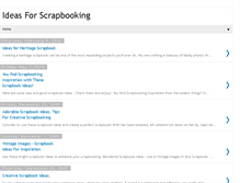 Tablet Screenshot of ideasscrapbook.blogspot.com
