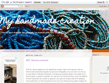 Tablet Screenshot of myhandmadecreation.blogspot.com