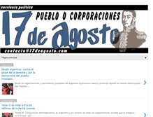 Tablet Screenshot of corrientepolitica17deagosto.blogspot.com