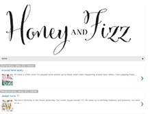 Tablet Screenshot of honeynfizz.blogspot.com