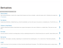 Tablet Screenshot of investments-derivatives.blogspot.com