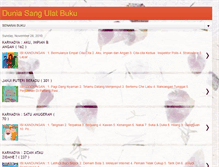 Tablet Screenshot of dunia-ulat-buku.blogspot.com