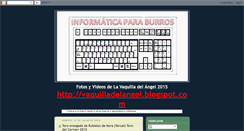 Desktop Screenshot of informaticaparaburros.blogspot.com