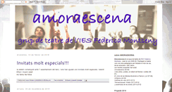 Desktop Screenshot of amoraescena2.blogspot.com
