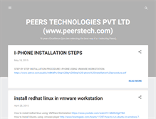 Tablet Screenshot of peerstech.blogspot.com
