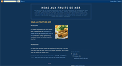 Desktop Screenshot of nems-fruits-de-mer.blogspot.com