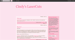 Desktop Screenshot of cindyslasercuts.blogspot.com