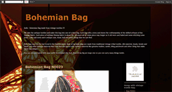 Desktop Screenshot of bohemianbag.blogspot.com