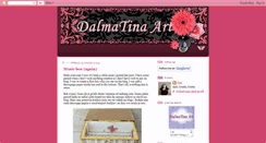 Desktop Screenshot of dalmatinaart.blogspot.com