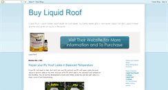 Desktop Screenshot of buyliquidroof.blogspot.com